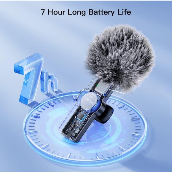 2pcs Lavalier Wireless Microphone